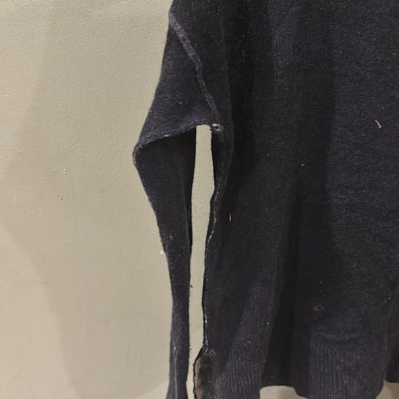 StyleMint 100% cashmere light weight sweater navy washed M - Picture 2 of 5